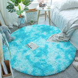 Tapis rond ultra-doux - Imitation fourrure