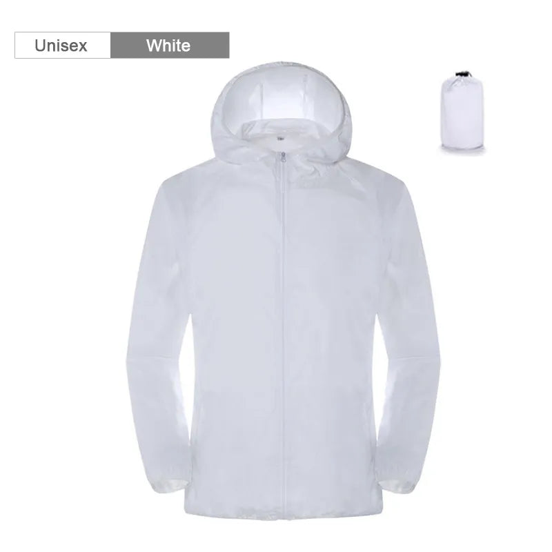 Unisex lightweight and ultra-breathable waterproof jacket