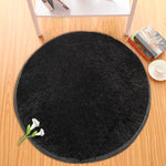 Tapis rond ultra-doux - Imitation fourrure