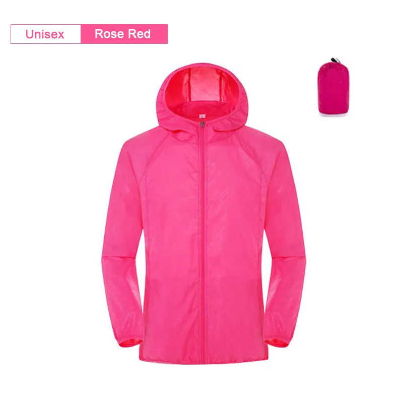 Unisex lightweight and ultra-breathable waterproof jacket
