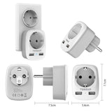 Prise murale avec 2 ports USB - Thunderbolt 1.2