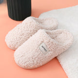 Chaussons d'intérieur antidérapantes beige