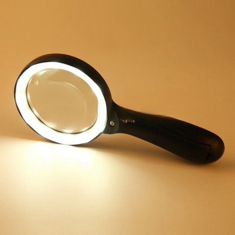 Loupe éclairée 12 LED - Zoom x10