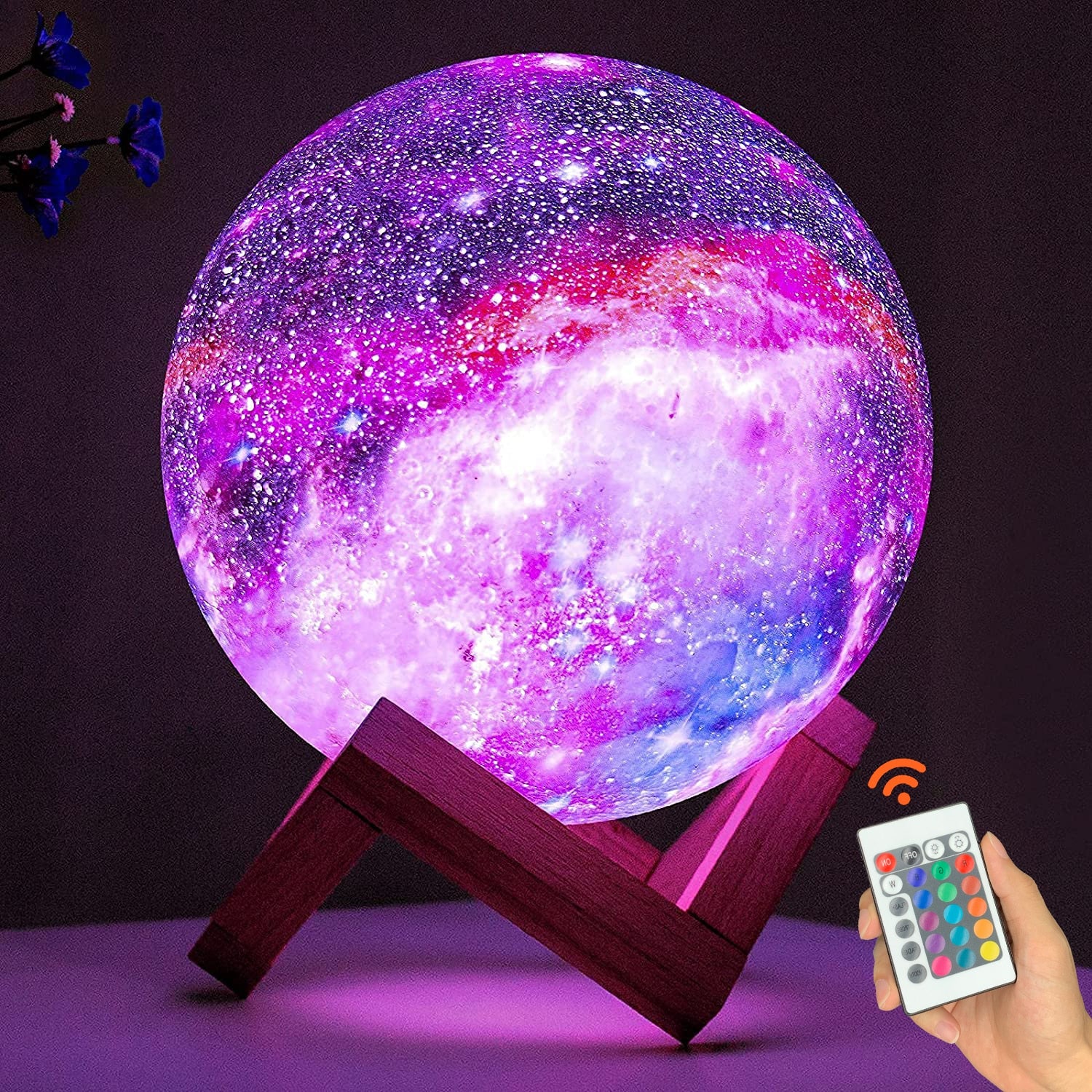Lampe LED en forme de lune