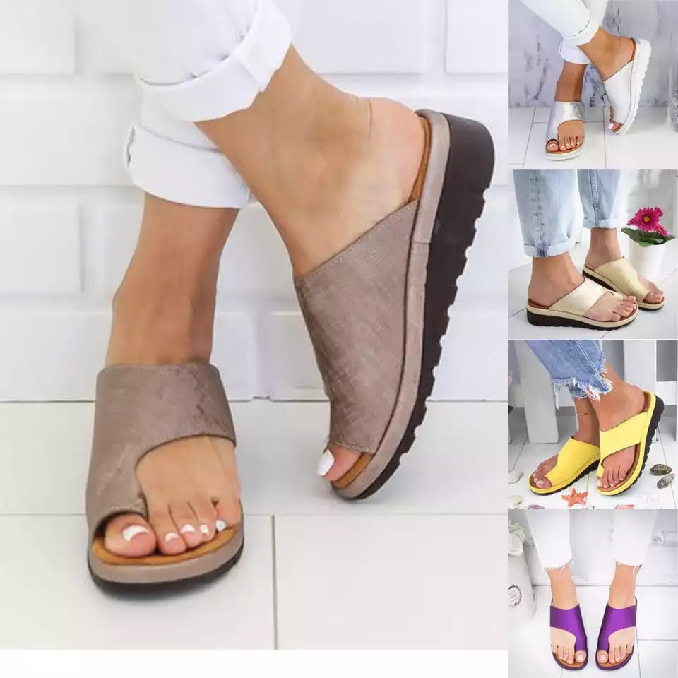 Sandales-orthopédiques-spéciales-Hallux-Valgus