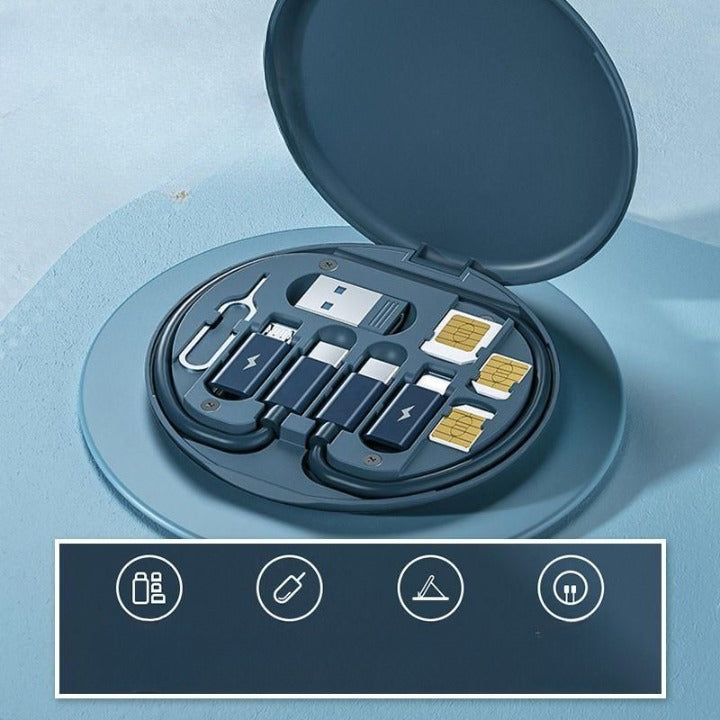 Boîte d'accessoires multifonctions pour téléphone 9 en 1