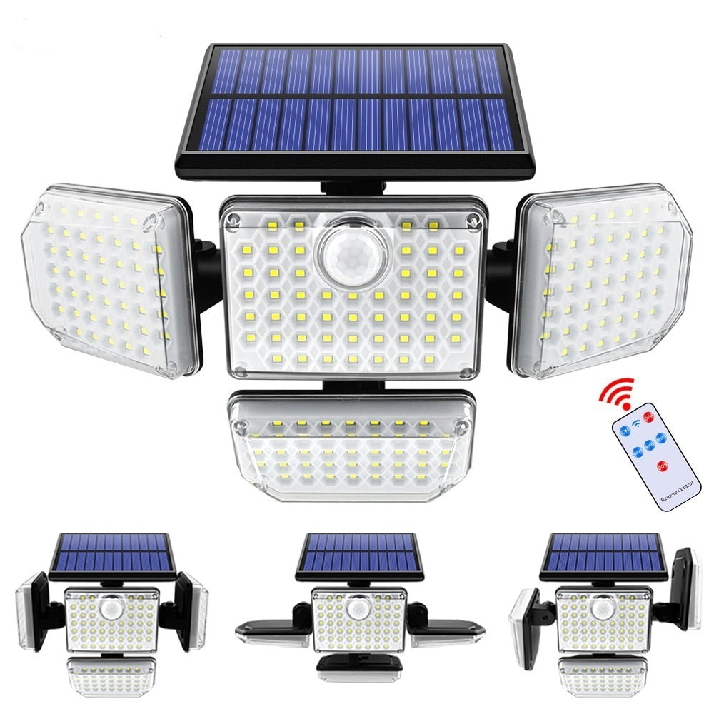 Lampe LED solaire multidirectionnelle