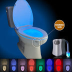 Multicolor smart toilet light