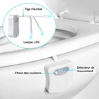 Multicolor smart toilet light