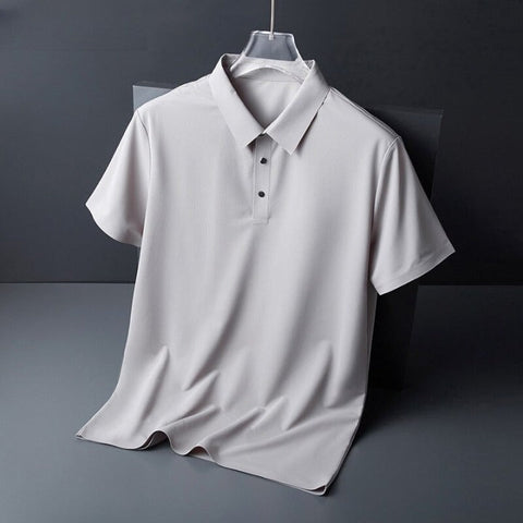 Polo en soie infroissable
