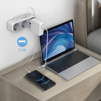Multiprises USB avec 3 prises et 2 ports USB