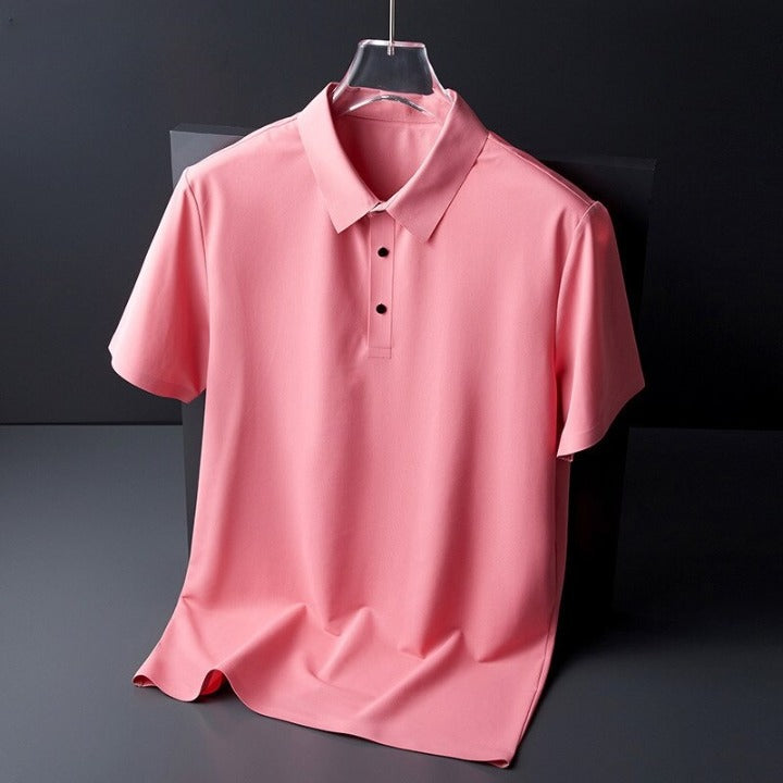 Polo en soie infroissable
