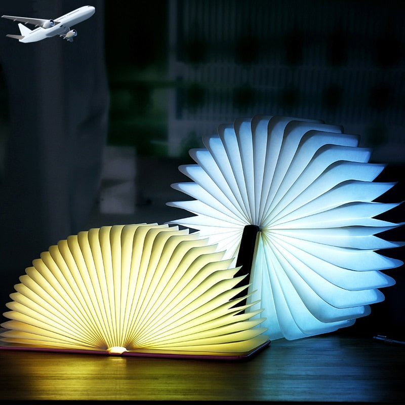 Lampe Led pliante en forme de livre