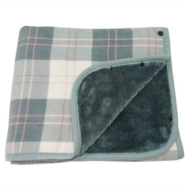 Plaid couverture poncho