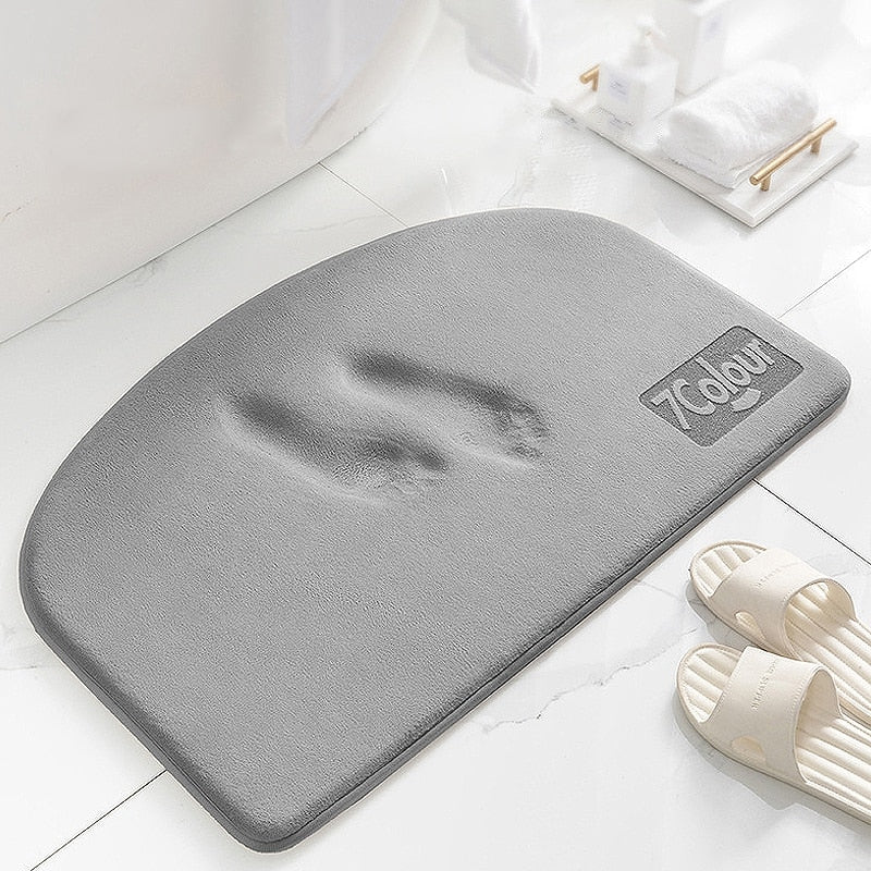 Tapis de bain mémoire de forme - Épais et confortable