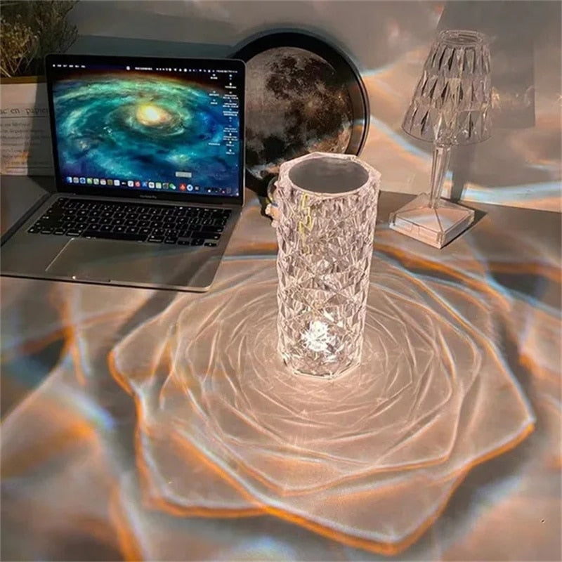Lampe en cristal projecteur