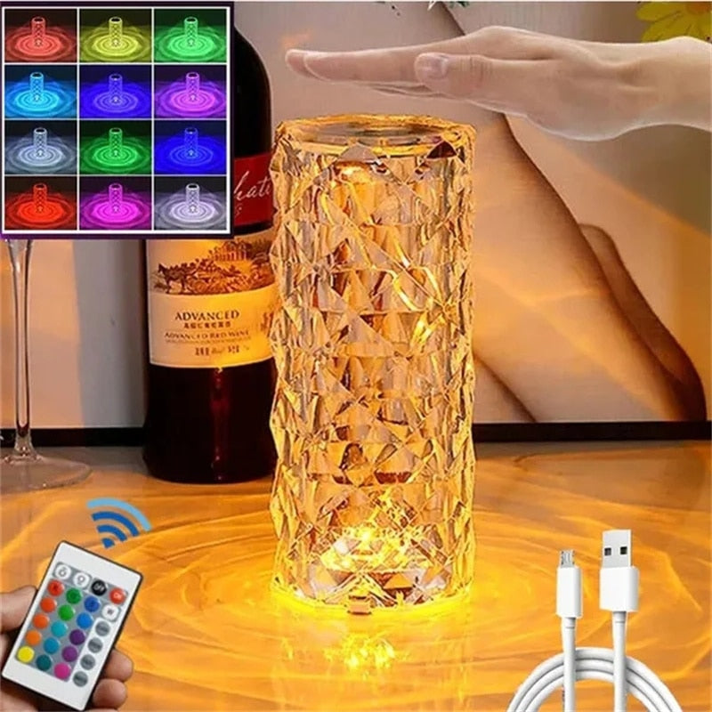 Lampe en cristal projecteur