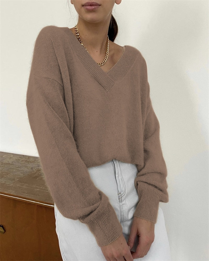 Pull en cachemire doux pour femmes