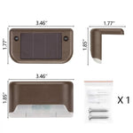  4x-Appliques-LED-solaires-pour-escaliers-et-clôtures