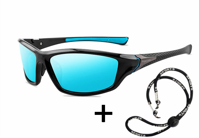 Lunettes de soleil de sport avec verres polarisants anti-reflets