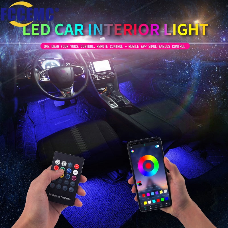 Lumière d'ambiance Led pour voiture