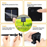 Ensemble lumineux LED à énergie solaire