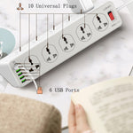 Multiprise de bureau 10 en 1 - Universelle