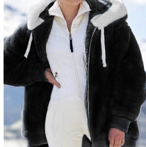 Miley - Polaire femme élégante à capuche