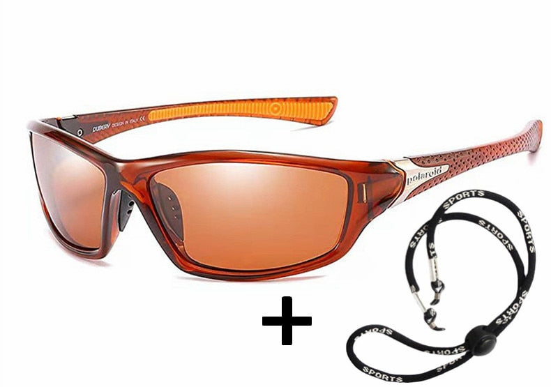 Lunettes de soleil de sport avec verres polarisants anti-reflets