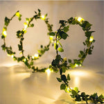 Guirlande de lierre lumineuse