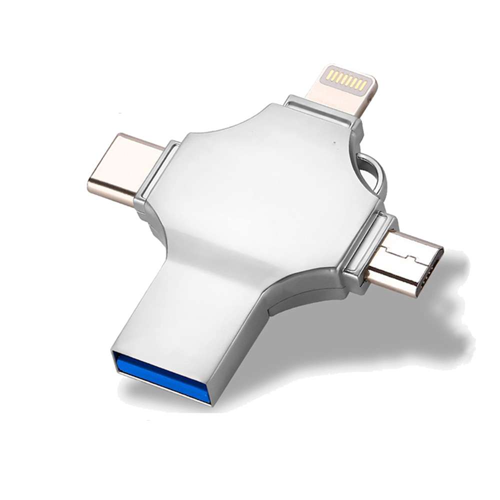 Clé USB 4 EN 1  - PC, Téléphone, Tablette