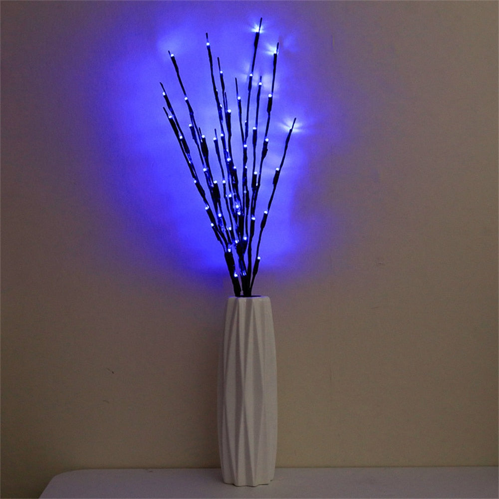 20x Branches de saule artificielles à LED