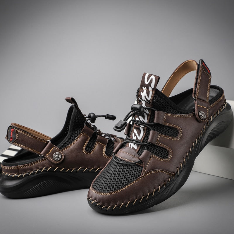Sandales- -d-été-en-cuir-véritable-homme