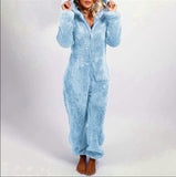 Pyjama combinaison polaire, moelleux & chaud - Femme