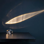 Lampe cristal en forme d'oeil