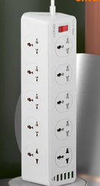 Multiprise de bureau 10 en 1 - Universelle
