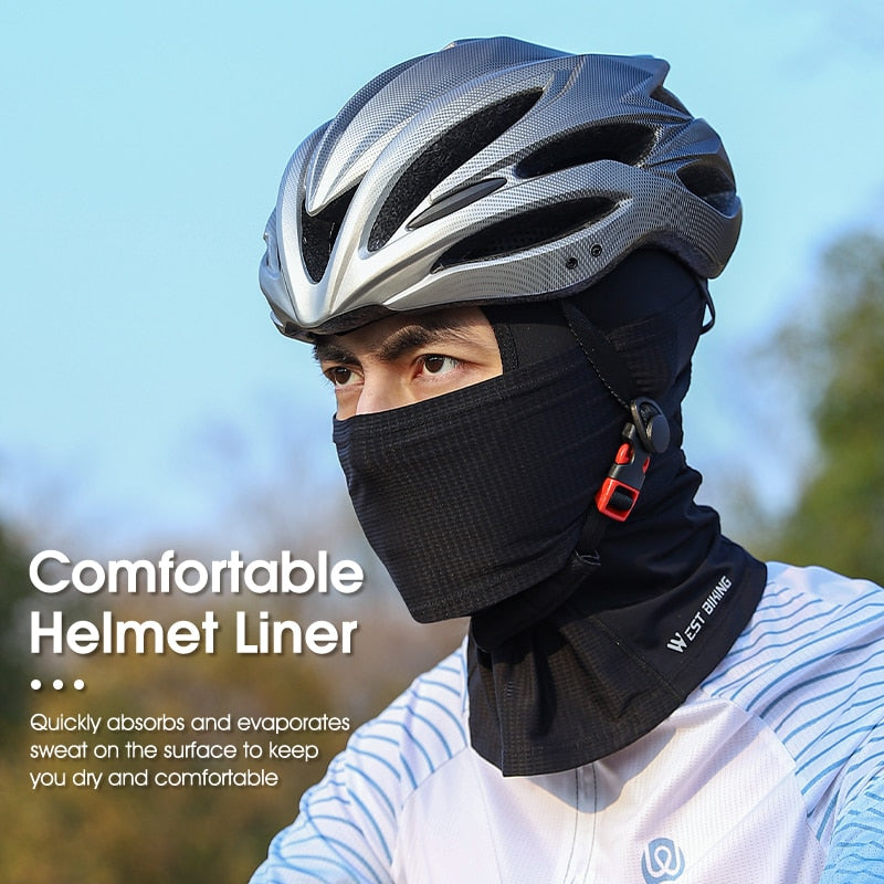 Cagoule respirante en soie glacée