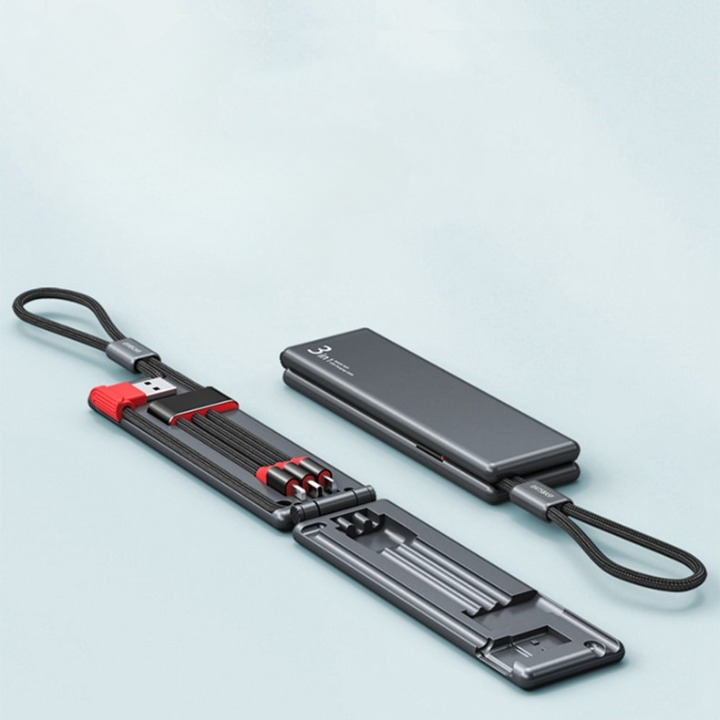 Câble USB 3 en 1 pour recharge rapide