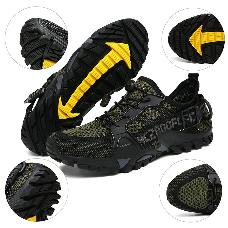 Lightweight and breathable hiking shoes