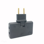 Lot de 2 Extension prise rotative gain de place