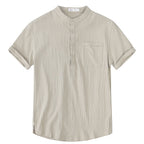 Chemise-en-lin-respirant-pour-homme