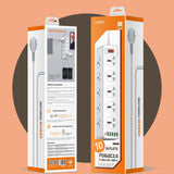 Multiprise de bureau 10 en 1 - Universelle