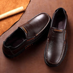 Marco - Moccassins souples et confortables en cuir véritable