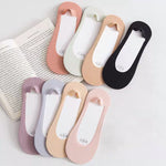 3 x Chaussettes anti-dérapantes en soie glacée
