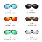 Lunettes de soleil de sport avec verres polarisants anti-reflets
