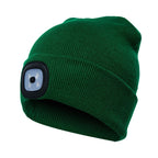 Bonnet avec lampe LED