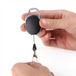 4 x Porte-clés rétractable anti-perte anti-vol