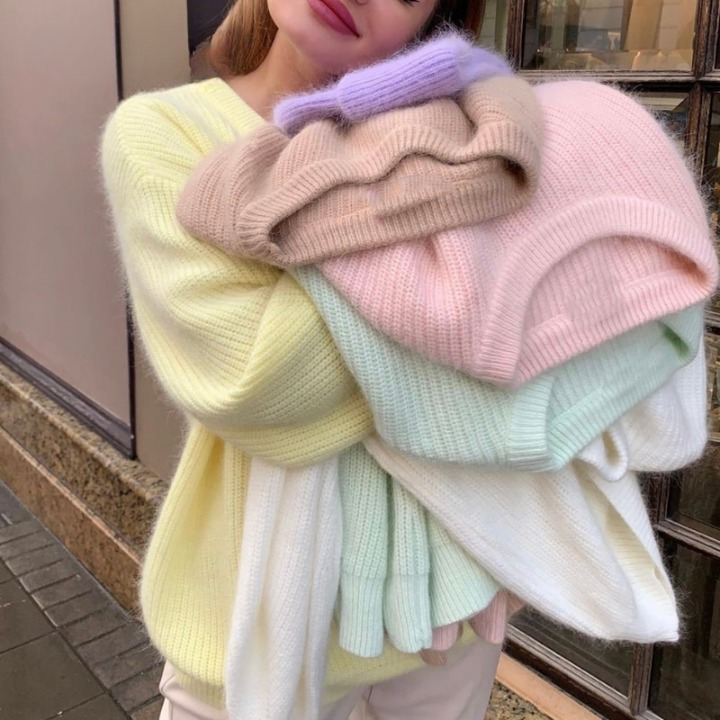 Maeva - Pull tricoté Oversize