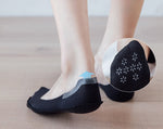 3 x Chaussettes anti-dérapantes en soie glacée