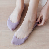 3 x Chaussettes anti-dérapantes en soie glacée
